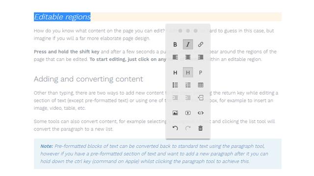 不得不佩服，美觀小巧的網(wǎng)頁內(nèi)容編輯器——ContentTools