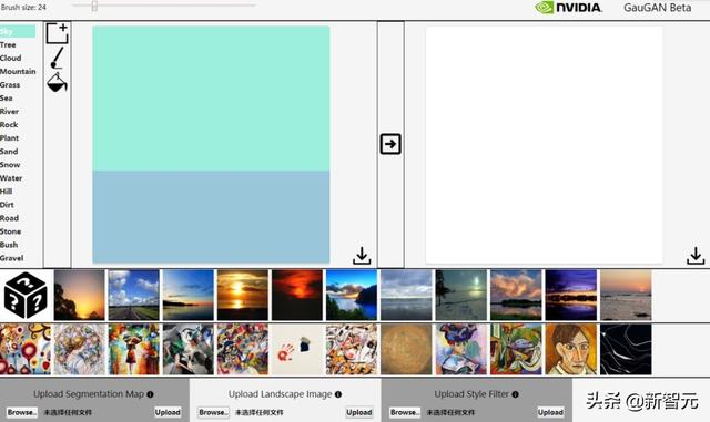 英偉達“AI神筆馬良”GauGAN開放測試了！無需注冊人人可玩