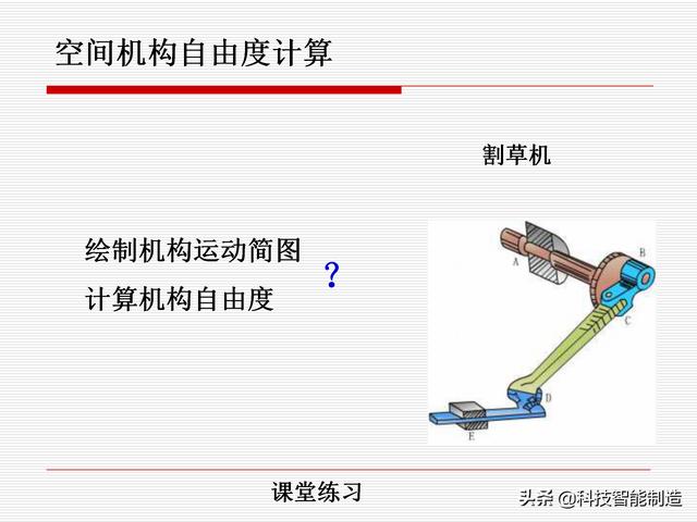 機(jī)構(gòu)運(yùn)動(dòng)簡(jiǎn)圖，機(jī)構(gòu)自由度及計(jì)算，機(jī)構(gòu)的基本概念知識(shí)