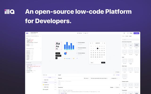 36氪首發(fā) - 對標(biāo)Retool，toD開源低代碼開發(fā)平臺「ILLA Cloud艾拉云科」獲得天使輪融資