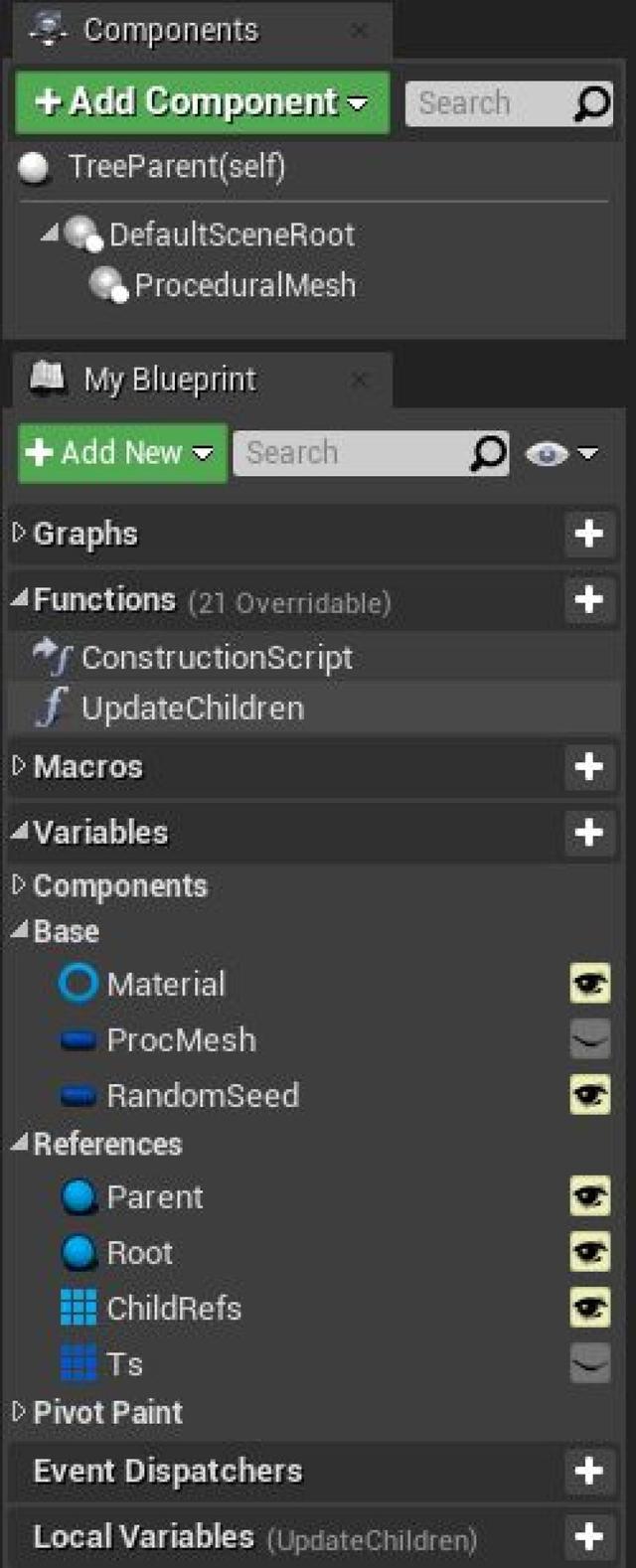 UE4程序化建模工具開發(fā)教程「植被建?！梗╱e4程序化植物）